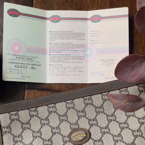 1970s Vintage Gucci clutch bag travel case coated leather trim suede lining - Picture 2 of 10